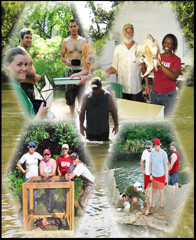 Collage of summer session students